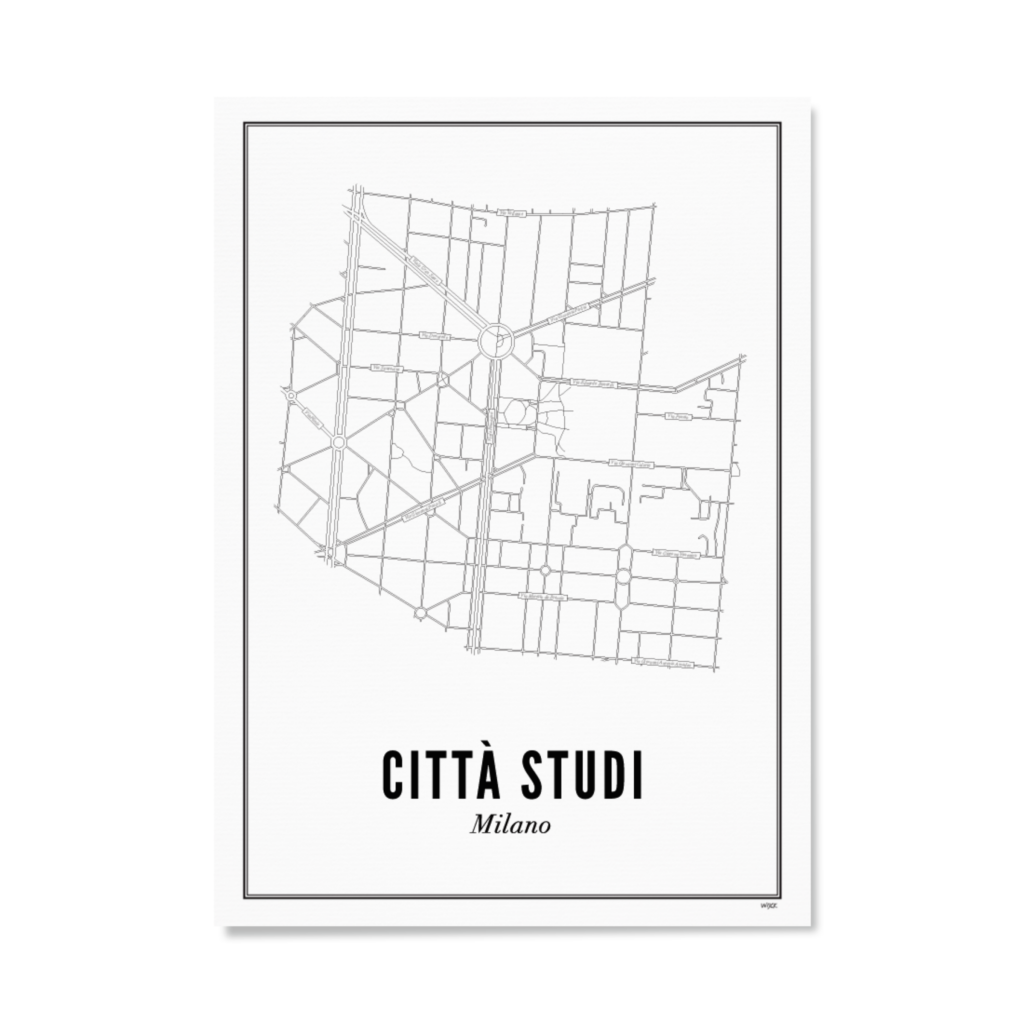 Affiches de Milan - Città Studi | WIJCK.