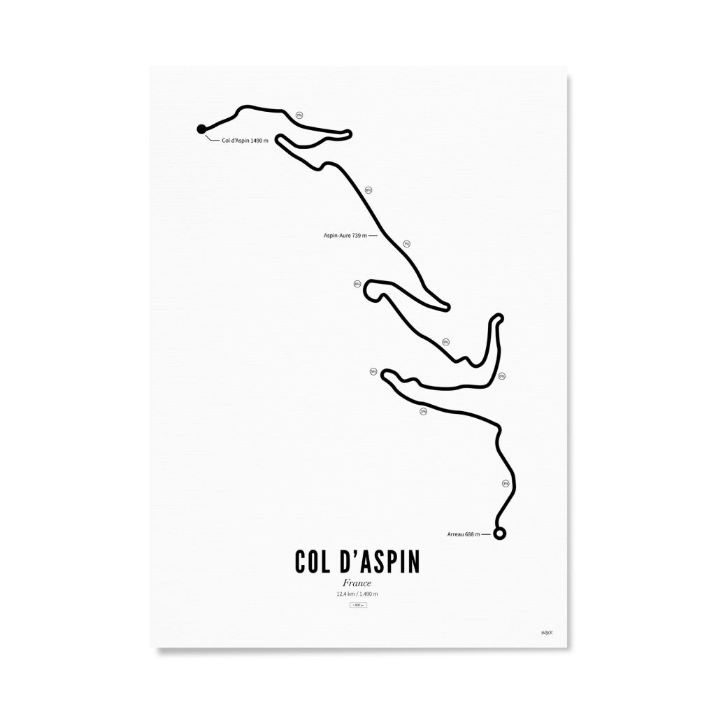 Poster van Col d'Aspin | WIJCK. 