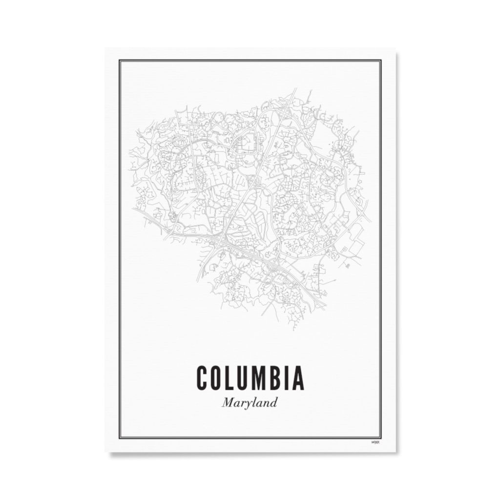 Poster von Stadt - Columbia | WIJCK.