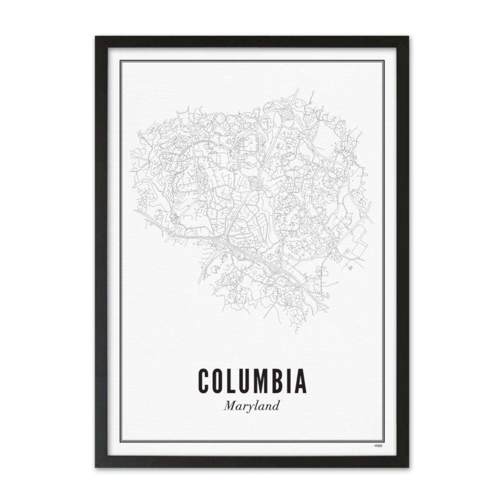 Poster von Stadt - Columbia | WIJCK.