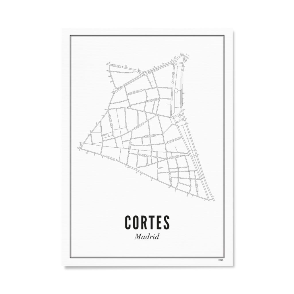 Affiches de Madrid - Cortes | WIJCK.