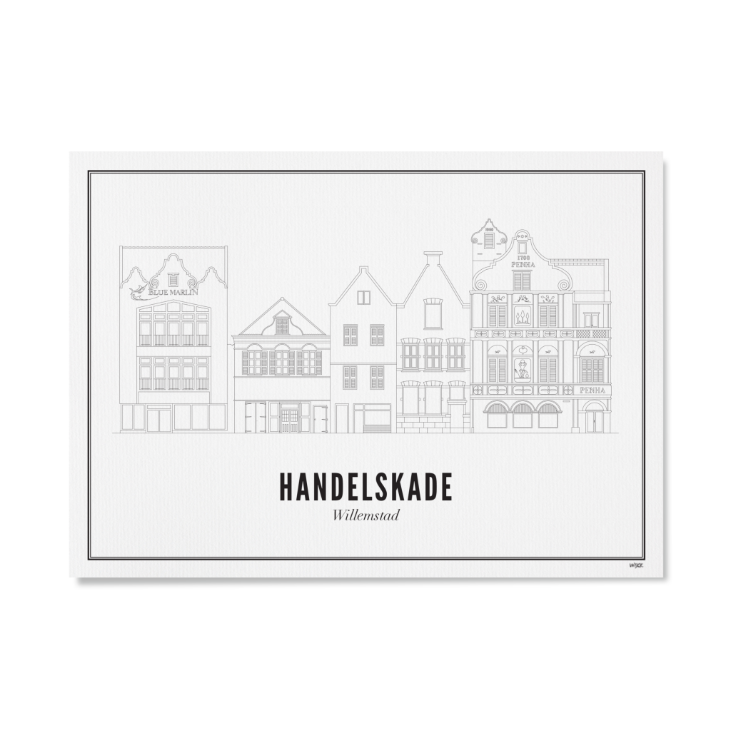 Poster of Willemstad - Handelskade | WIJCK.