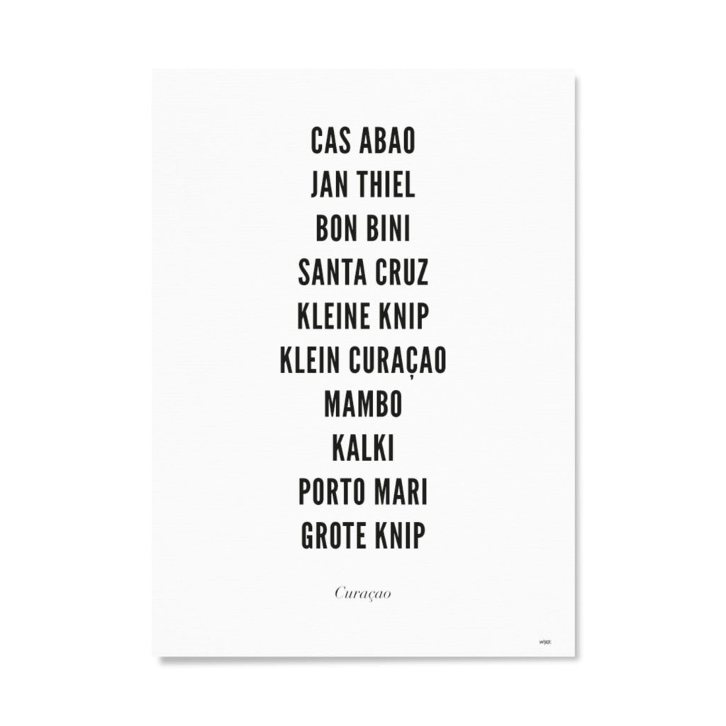 Poster of Curaçao | WIJCK.