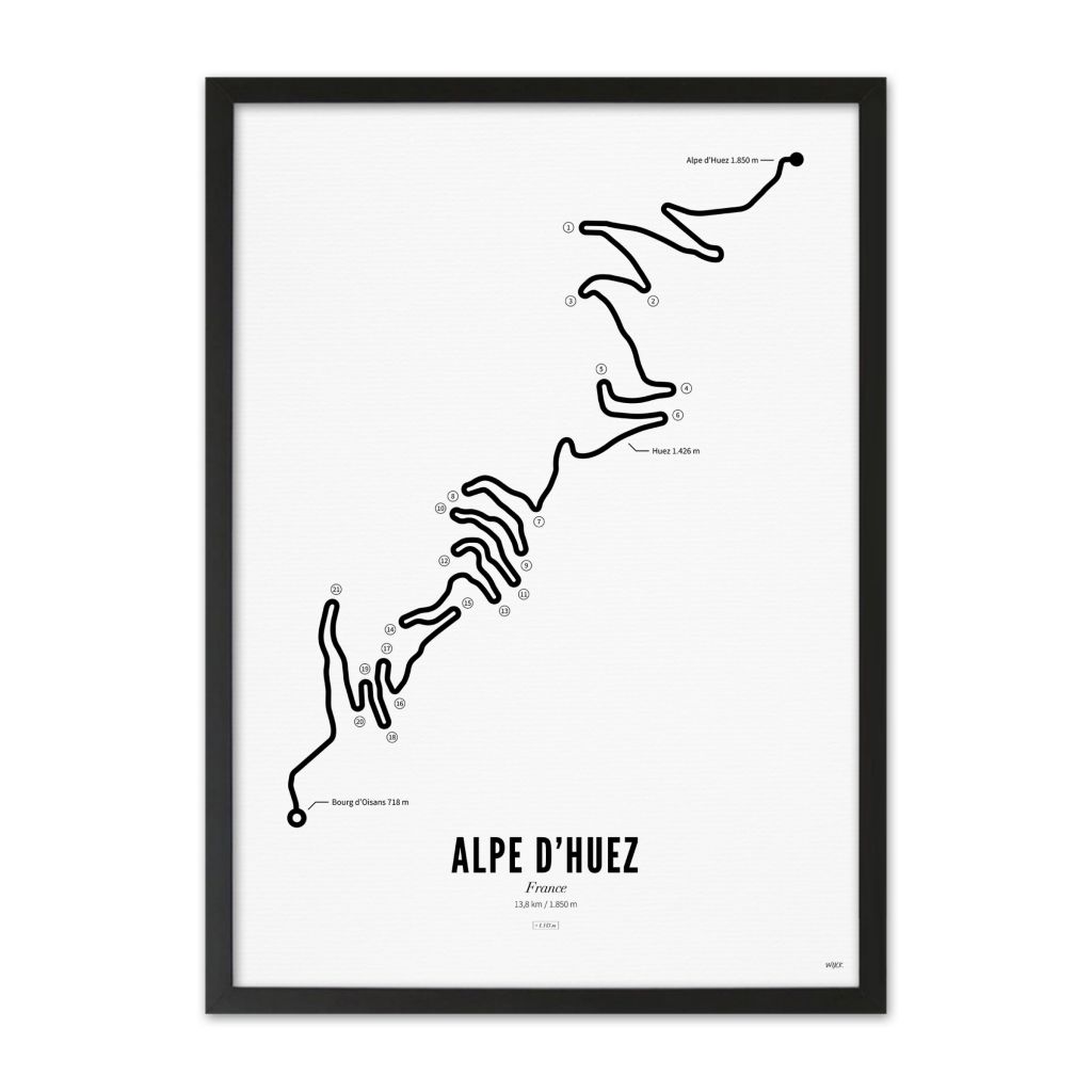Poster of Alpe d'Huez | WIJCK.