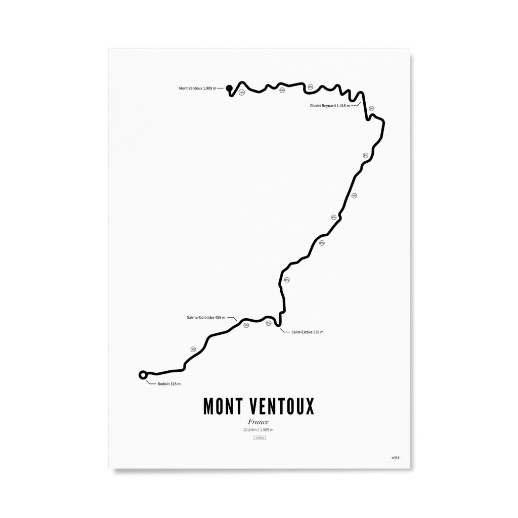 Poster von Mont Ventoux | WIJCK.