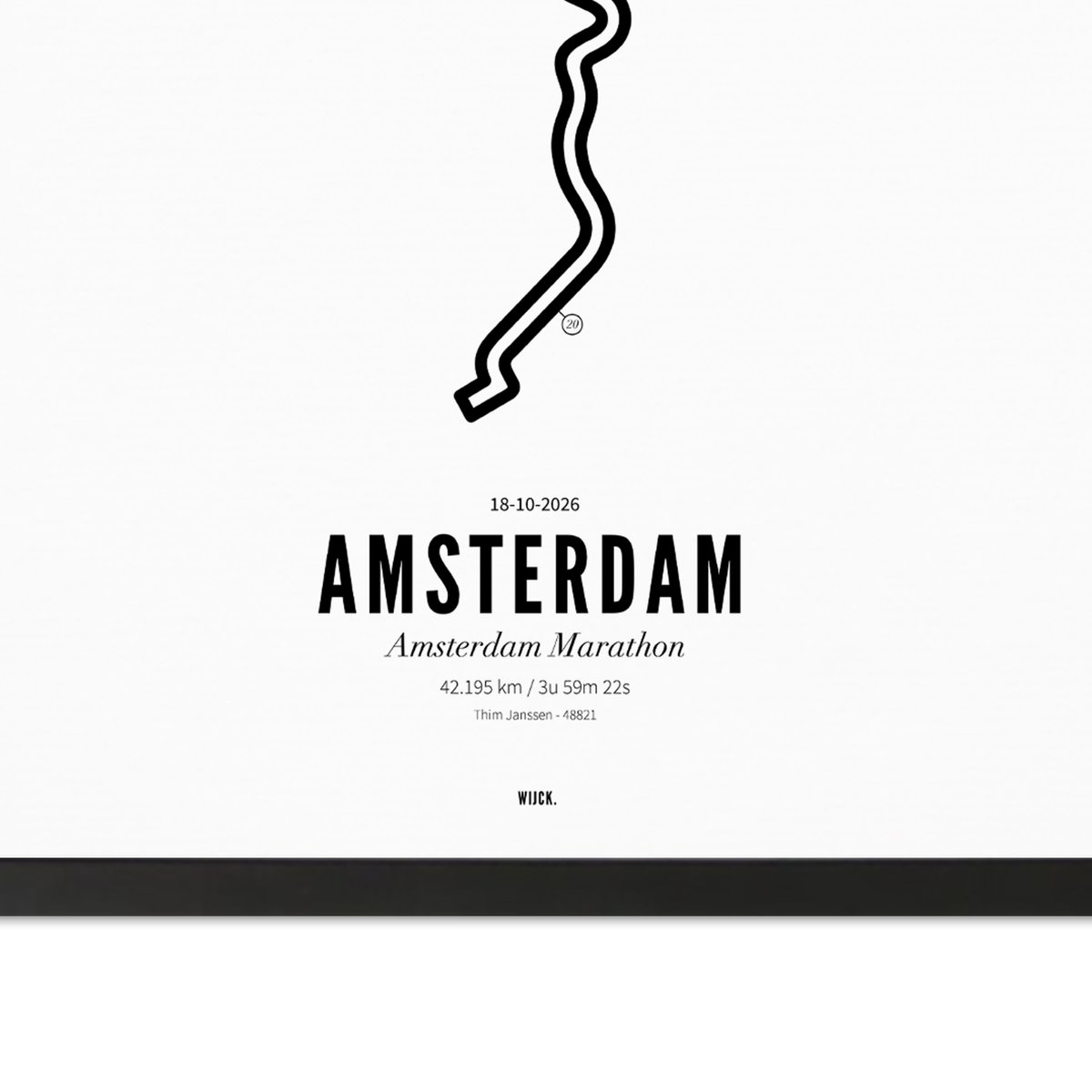 Poster van Marathon Amsterdam 2026 | WIJCK. 