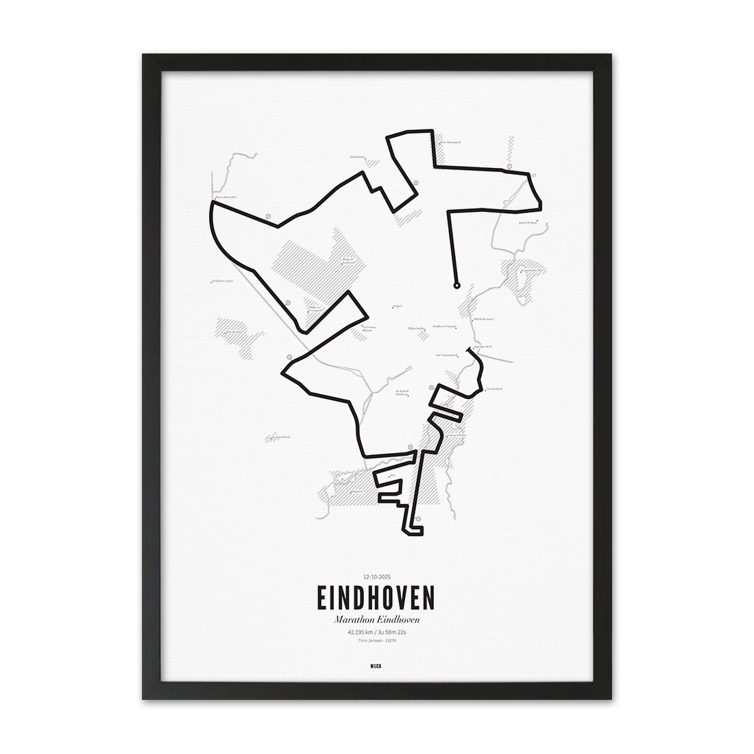 Poster van Marathon Eindhoven 2025 | WIJCK. 