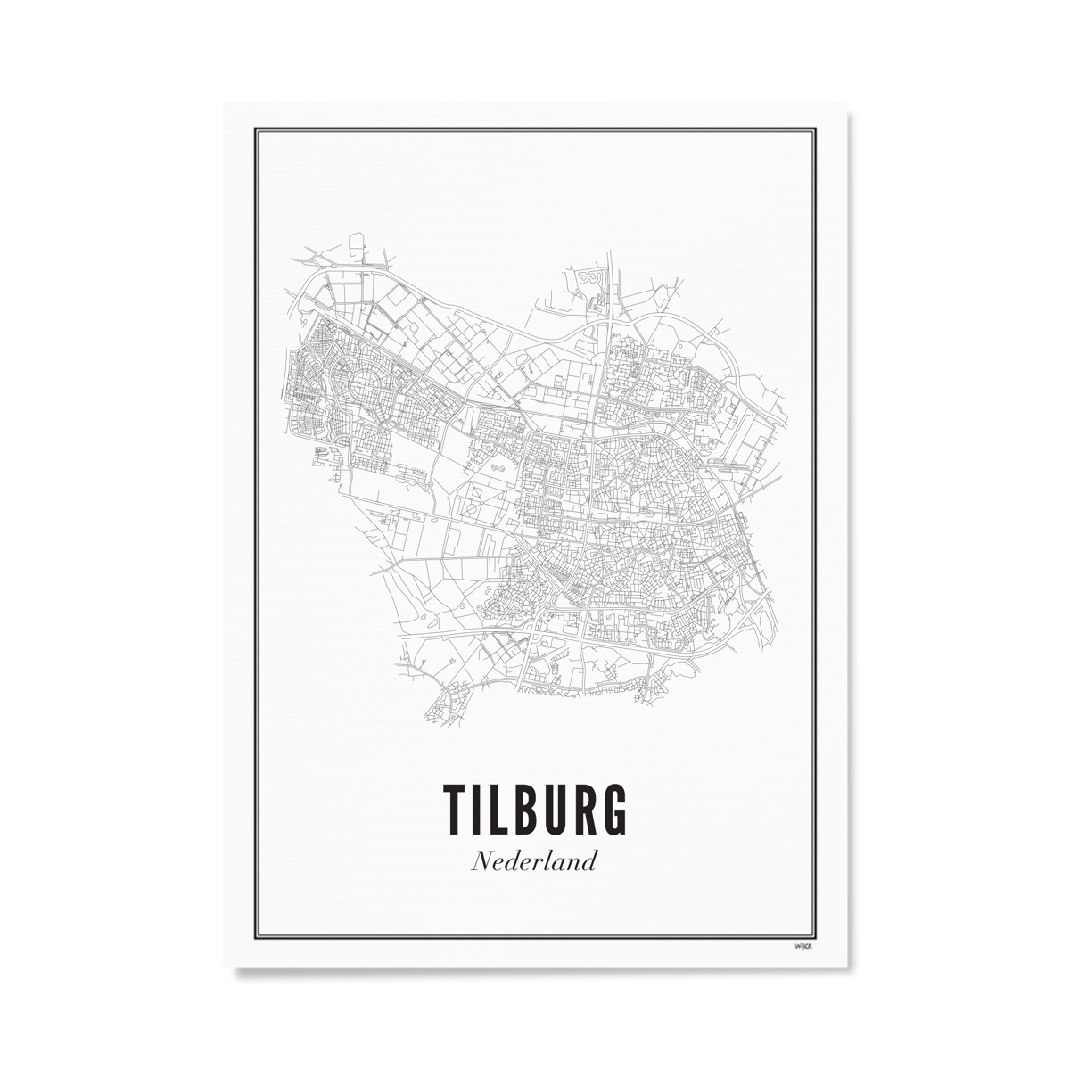 Poster of Tilburg - City | WIJCK.