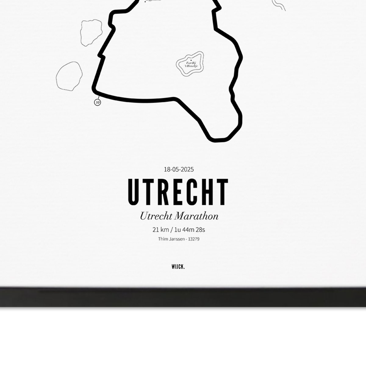Affiches de Semi-marathon Utrecht 2025 | WIJCK.
