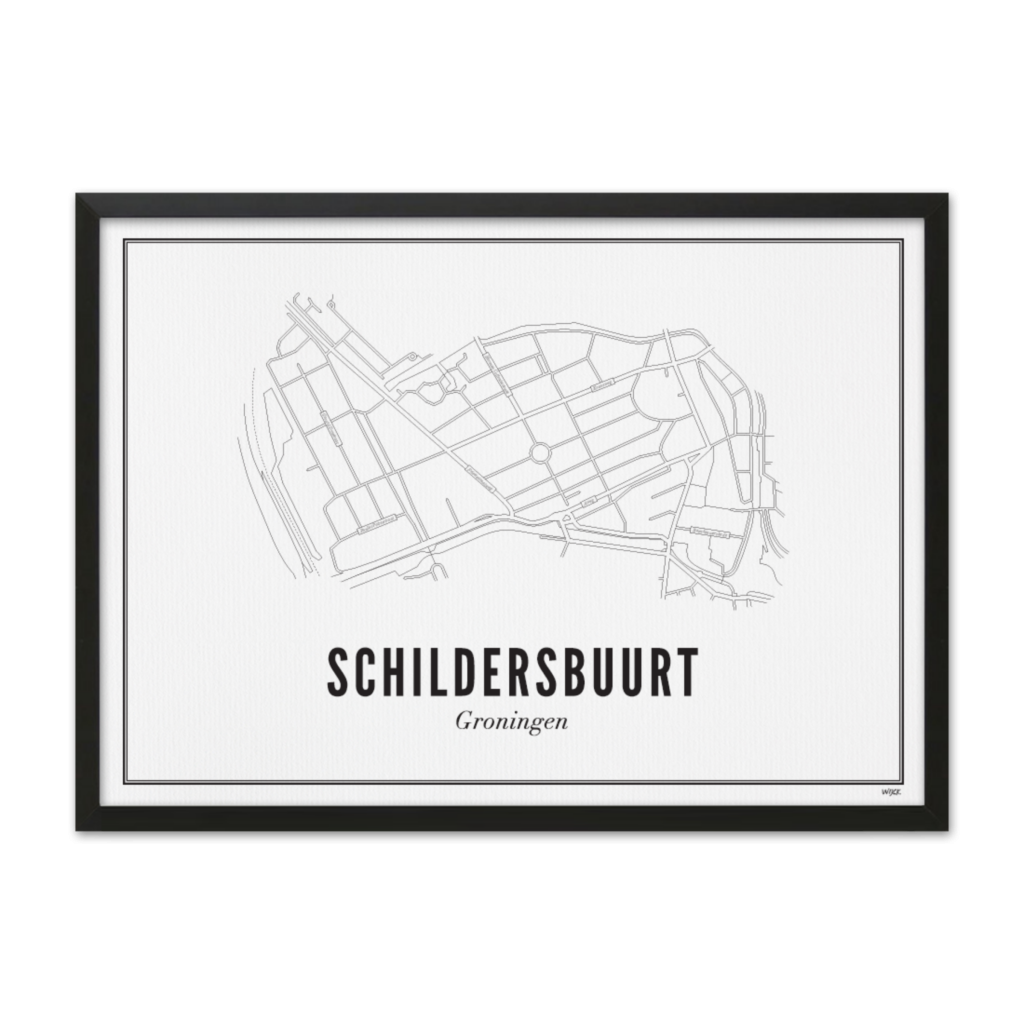 Affiches de Groningen - Schildersbuurt | WIJCK.