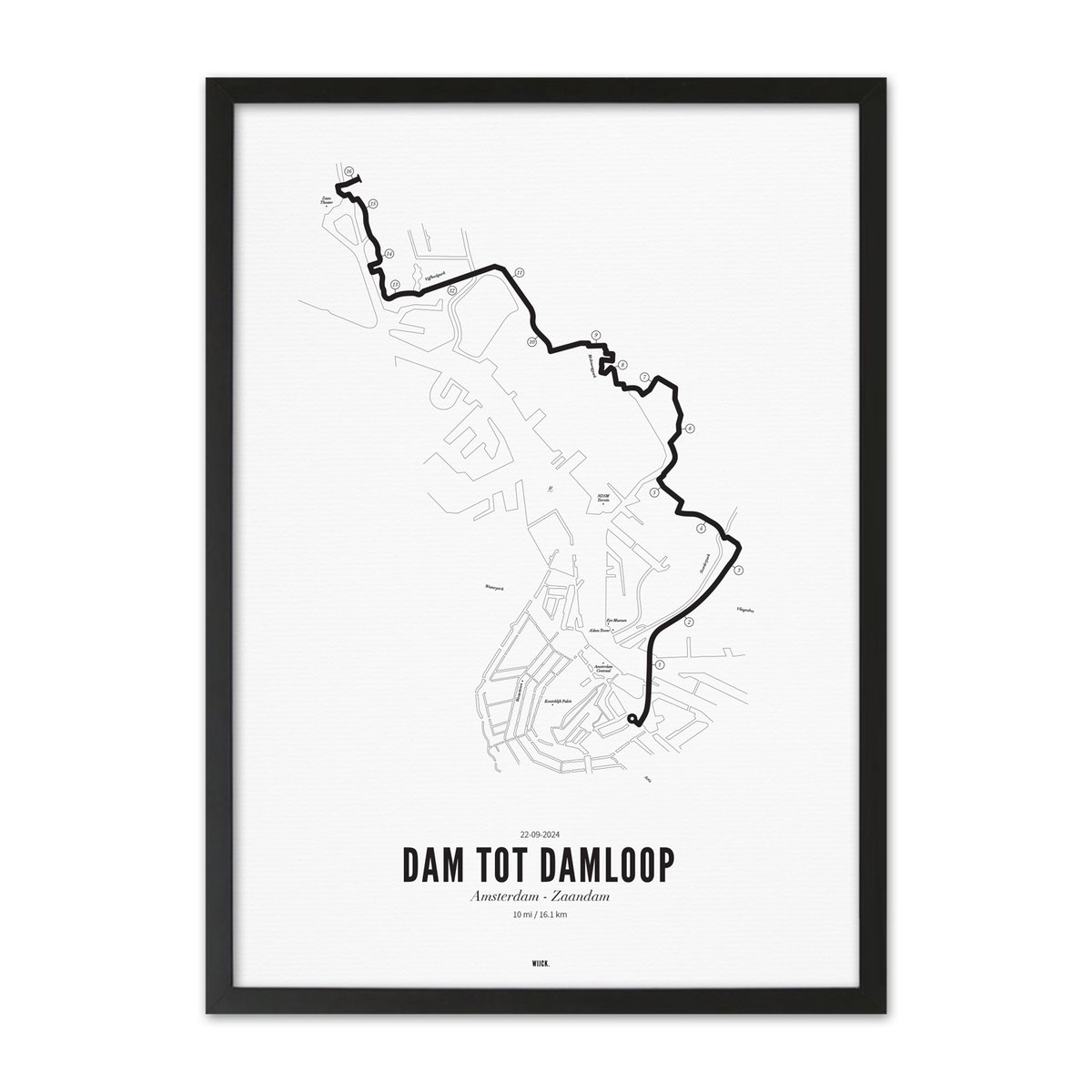 Affiche Dam tot Damloop | WIJCK.