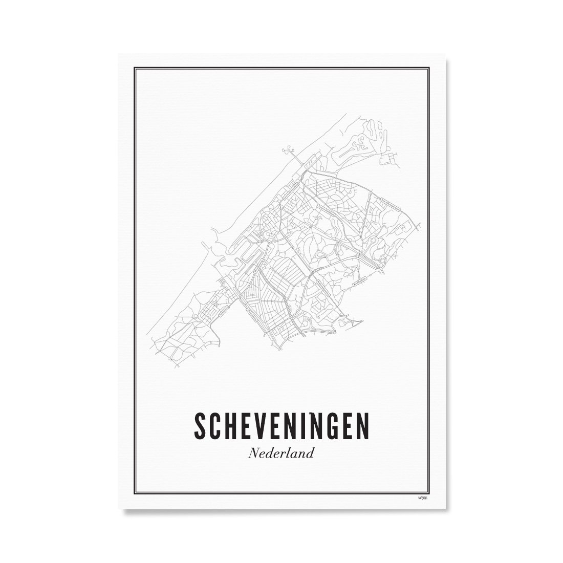 Poster van Scheveningen - Stad | WIJCK. 