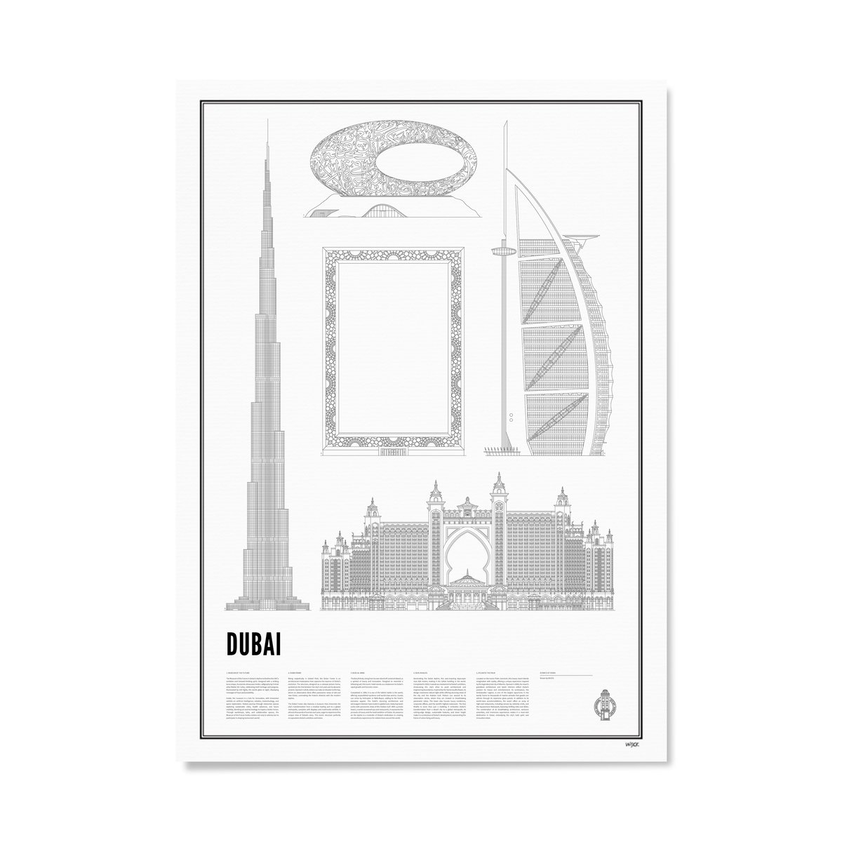 Poster of Iconics of Dubai | WIJCK.