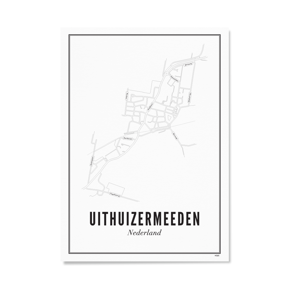 Affiches de Uithuizermeeden - Ville | WIJCK.