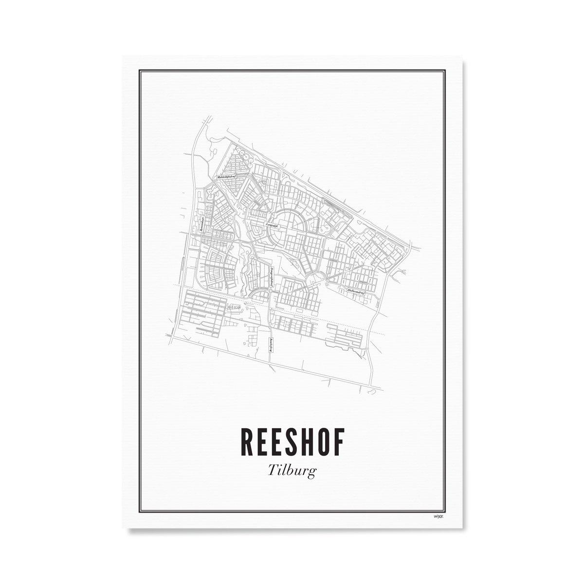 Affiches de Tilburg - Reeshof | WIJCK.