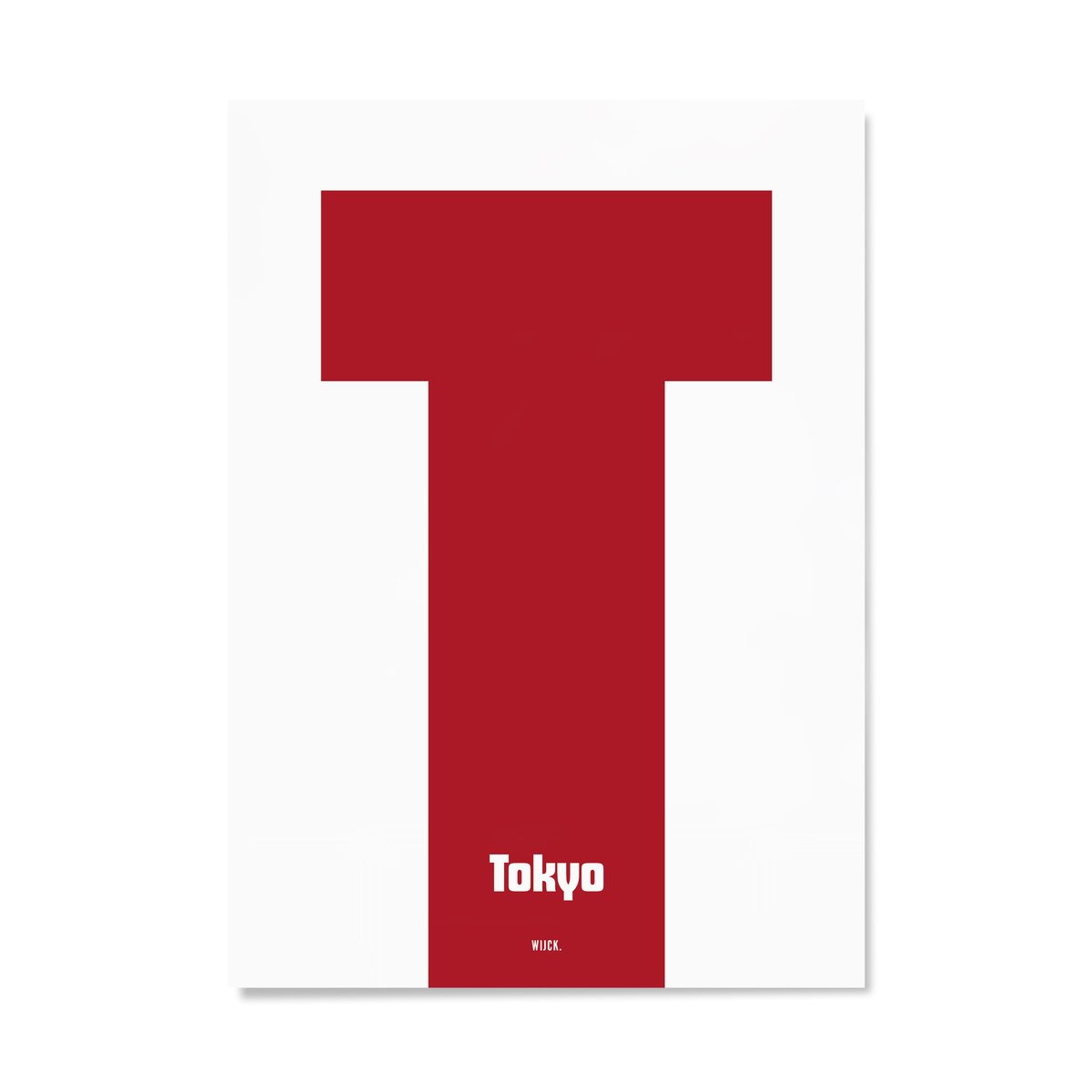 Poster von T von Tokyo | WIJCK.