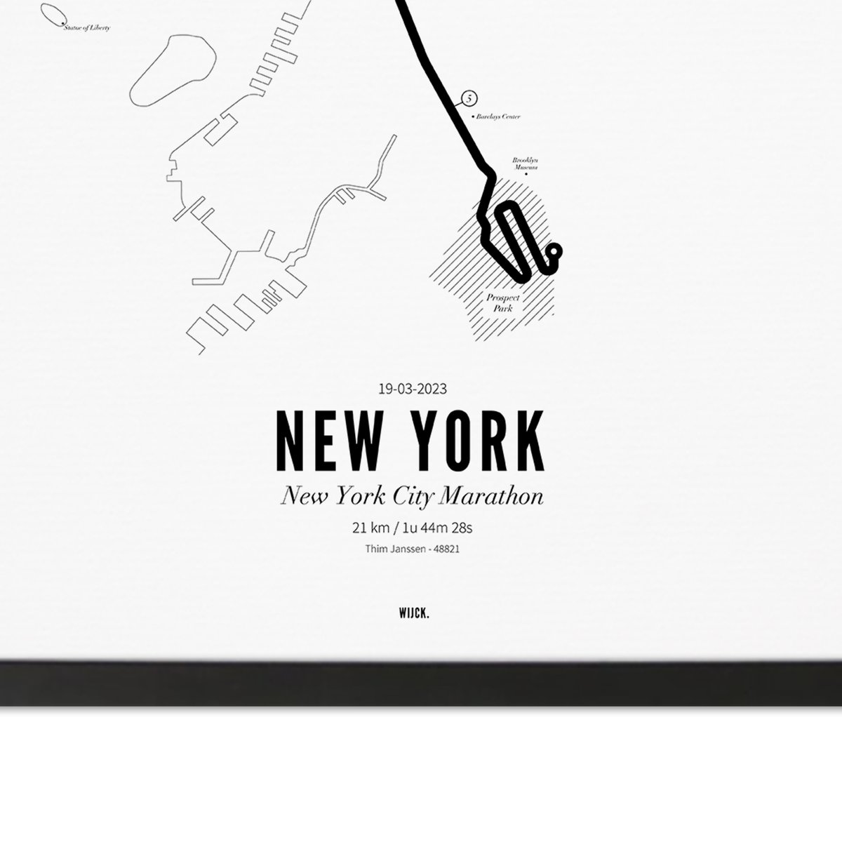 Poster Halve Marathon New York 2024 | WIJCK.