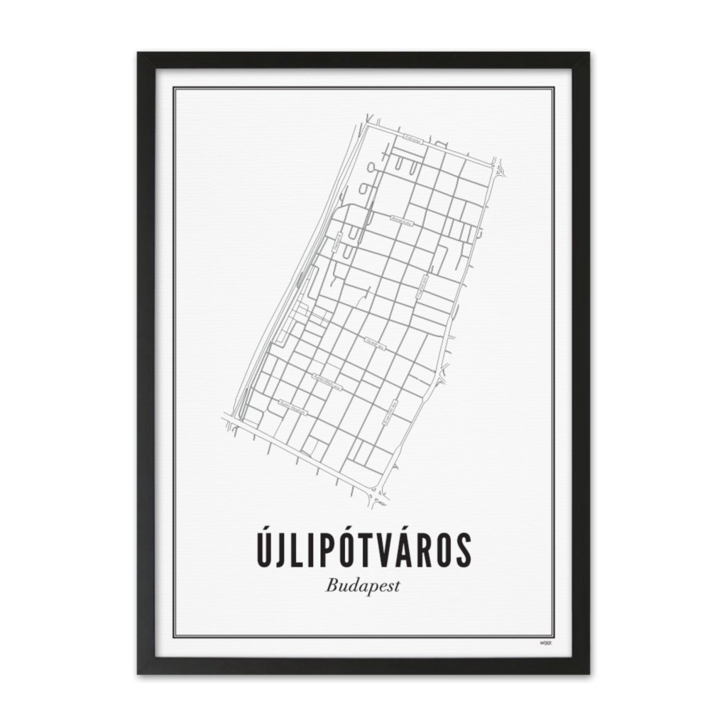 Affiches de Budapest - Újlipótváros | WIJCK.