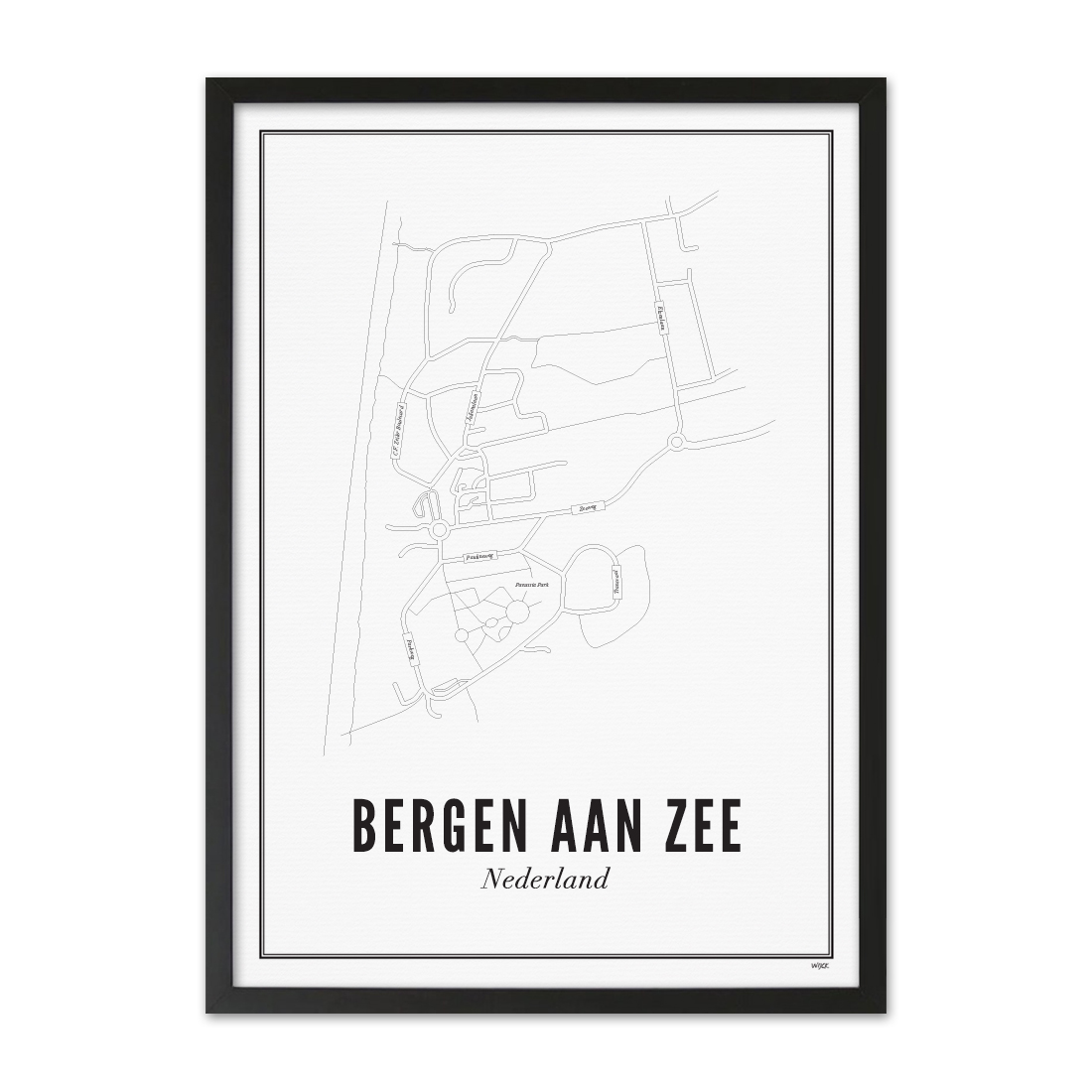 Affiches de Bergen aan Zee - Ville | WIJCK.