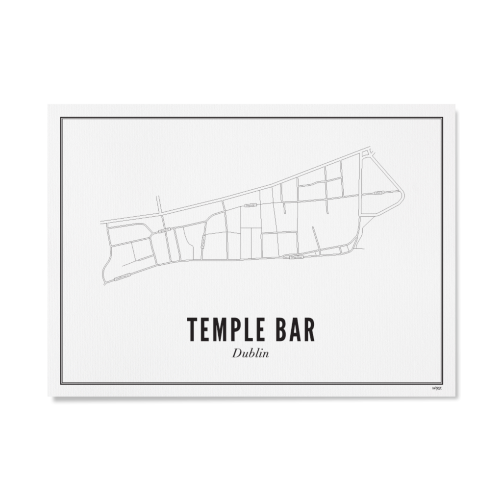 Poster van Dublin - Temple Bar | WIJCK. 