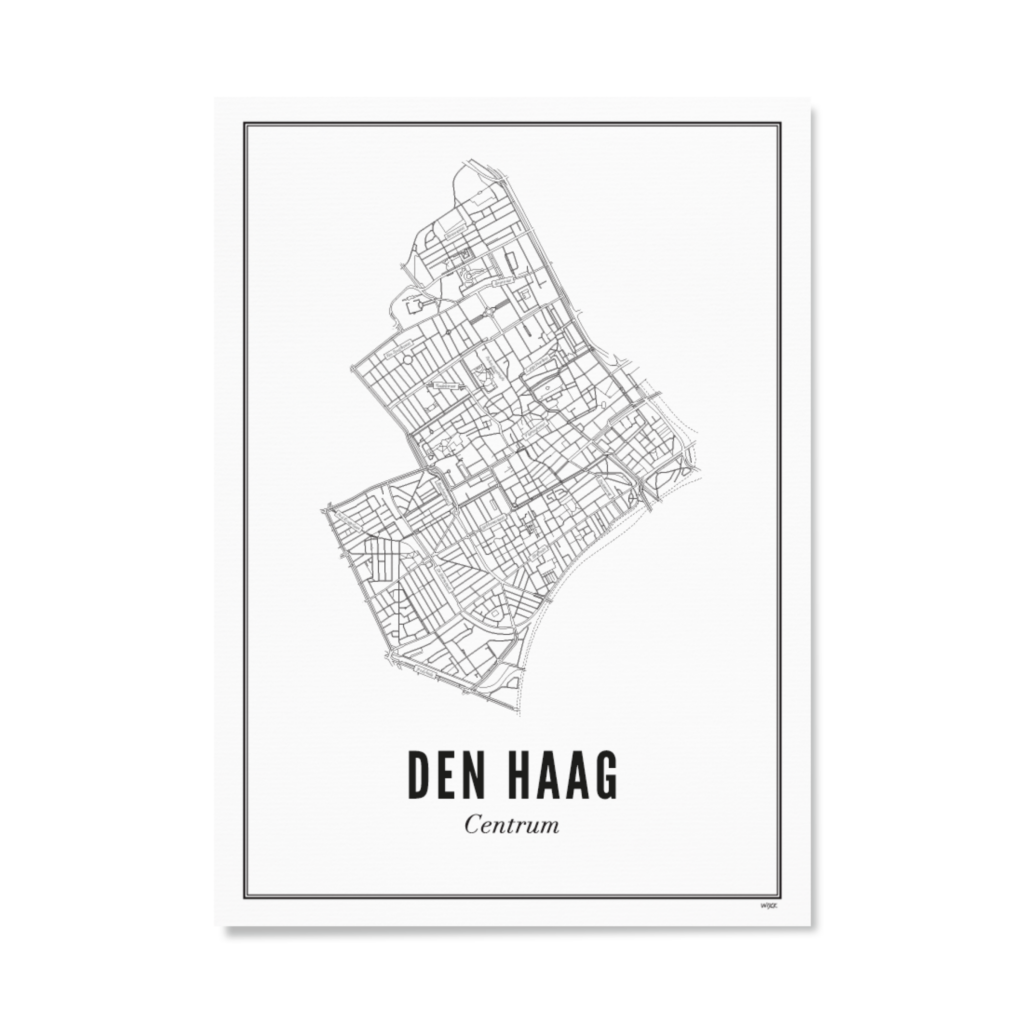 Poster of The Hague - Centre | WIJCK.