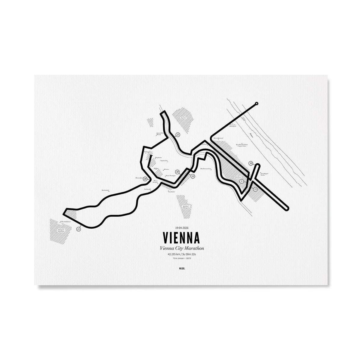 Poster van Marathon Vienna 2026 | WIJCK. 