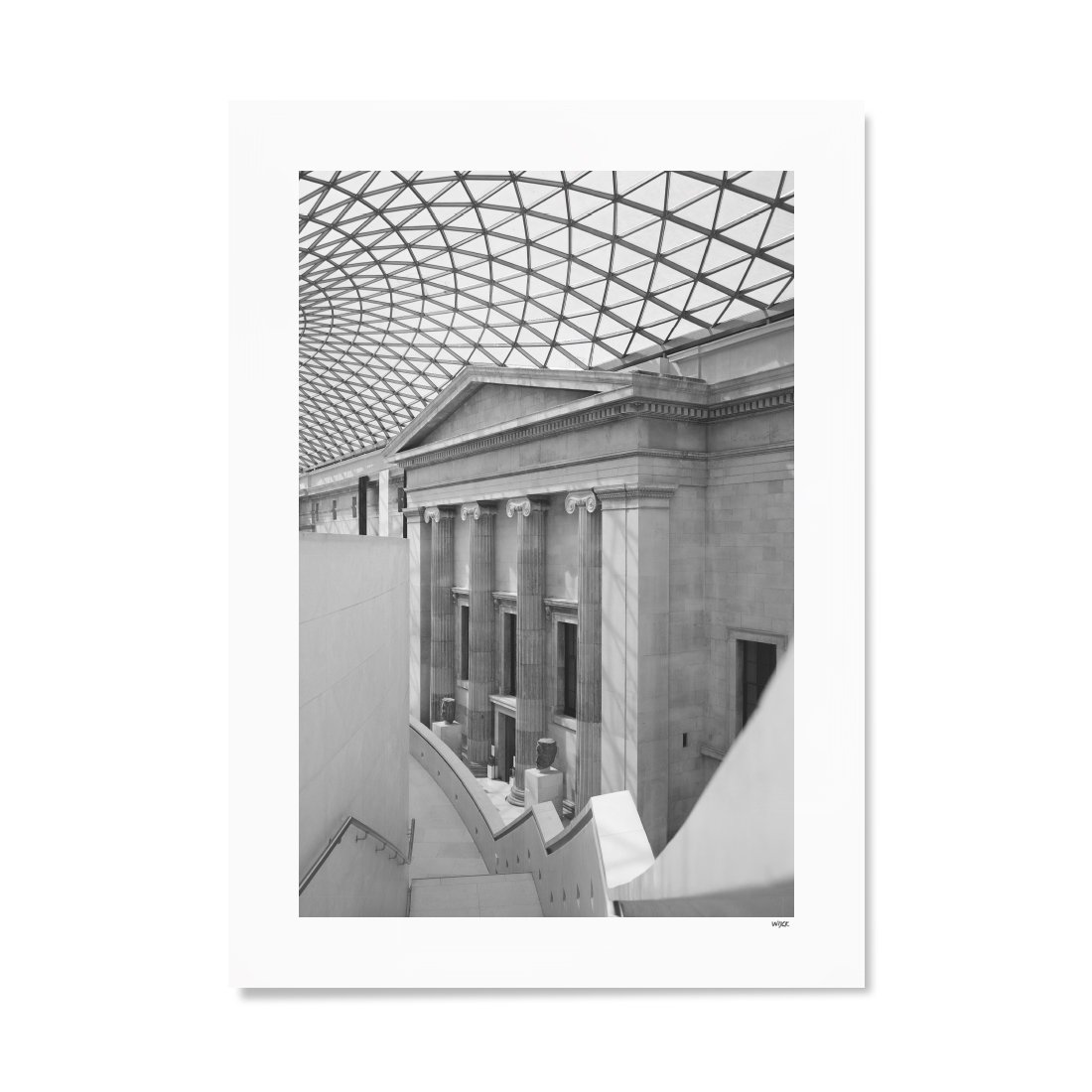 Poster van Londen - British Museum | WIJCK.