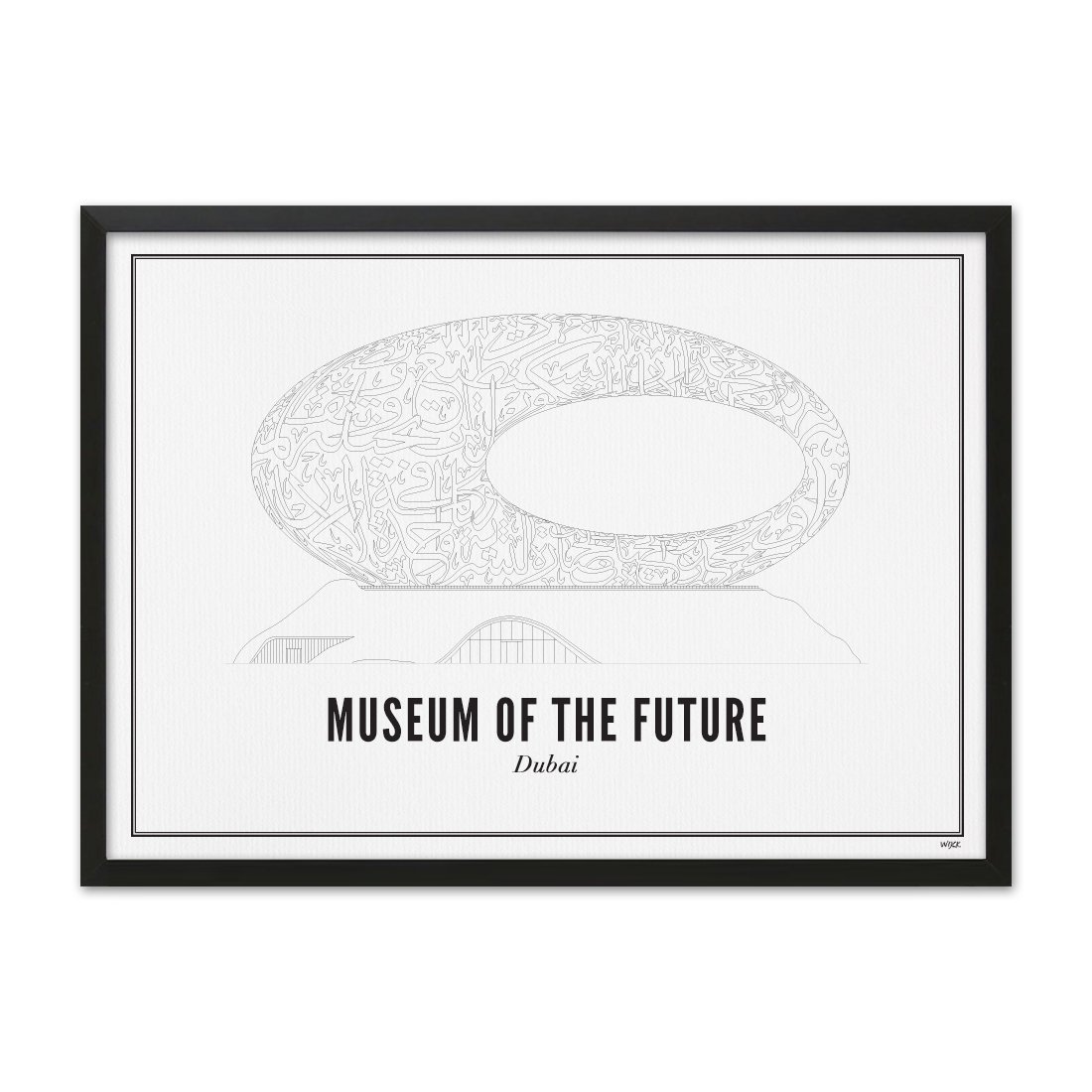 Poster of Dubai - Museum of the Future | WIJCK.