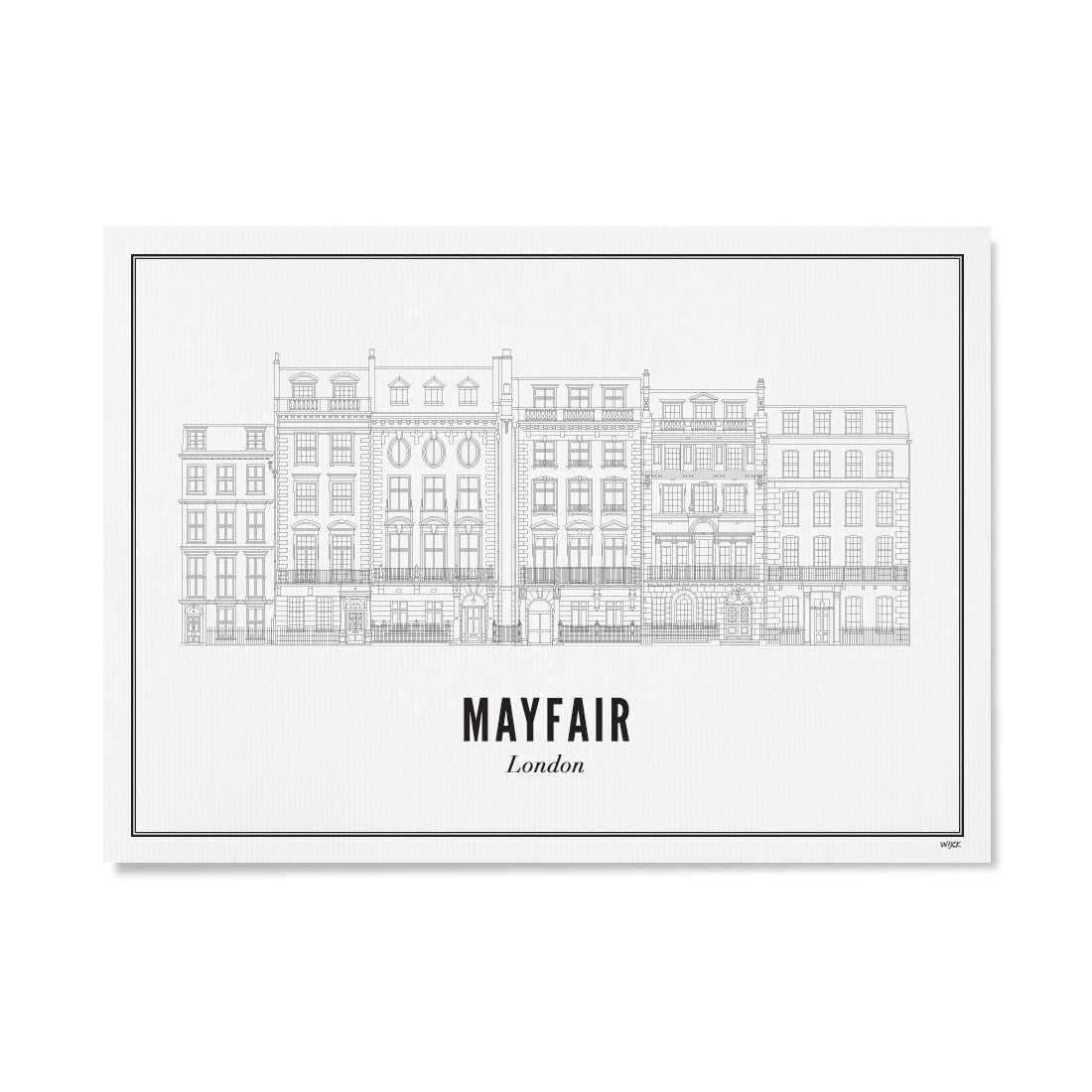 Poster von London - Mayfair | WIJCK.
