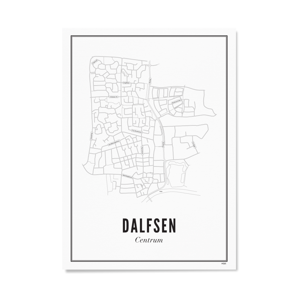 Poster of Dalfsen - Centre | WIJCK.