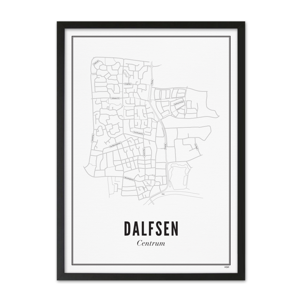 Poster of Dalfsen - Centre | WIJCK.