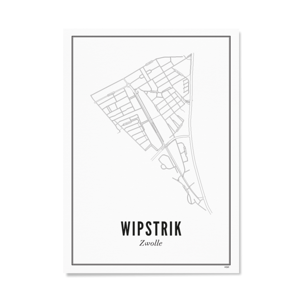 Poster of Zwolle – Wipstrik | WIJCK.