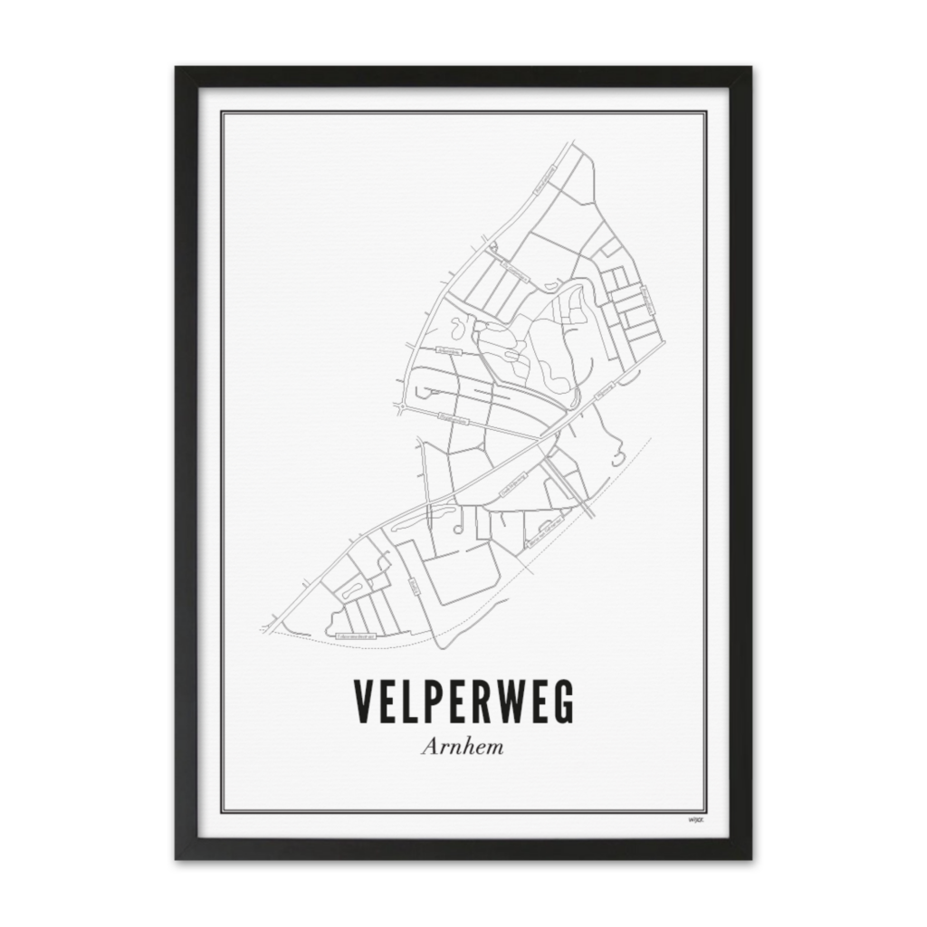 Poster van Arnhem - Velperweg | WIJCK. 