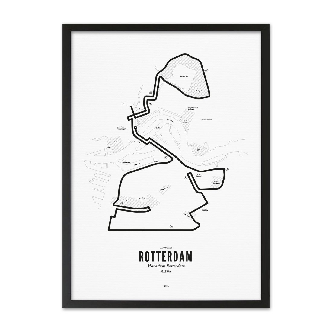 Poster of Marathon Rotterdam 2026 | WIJCK.