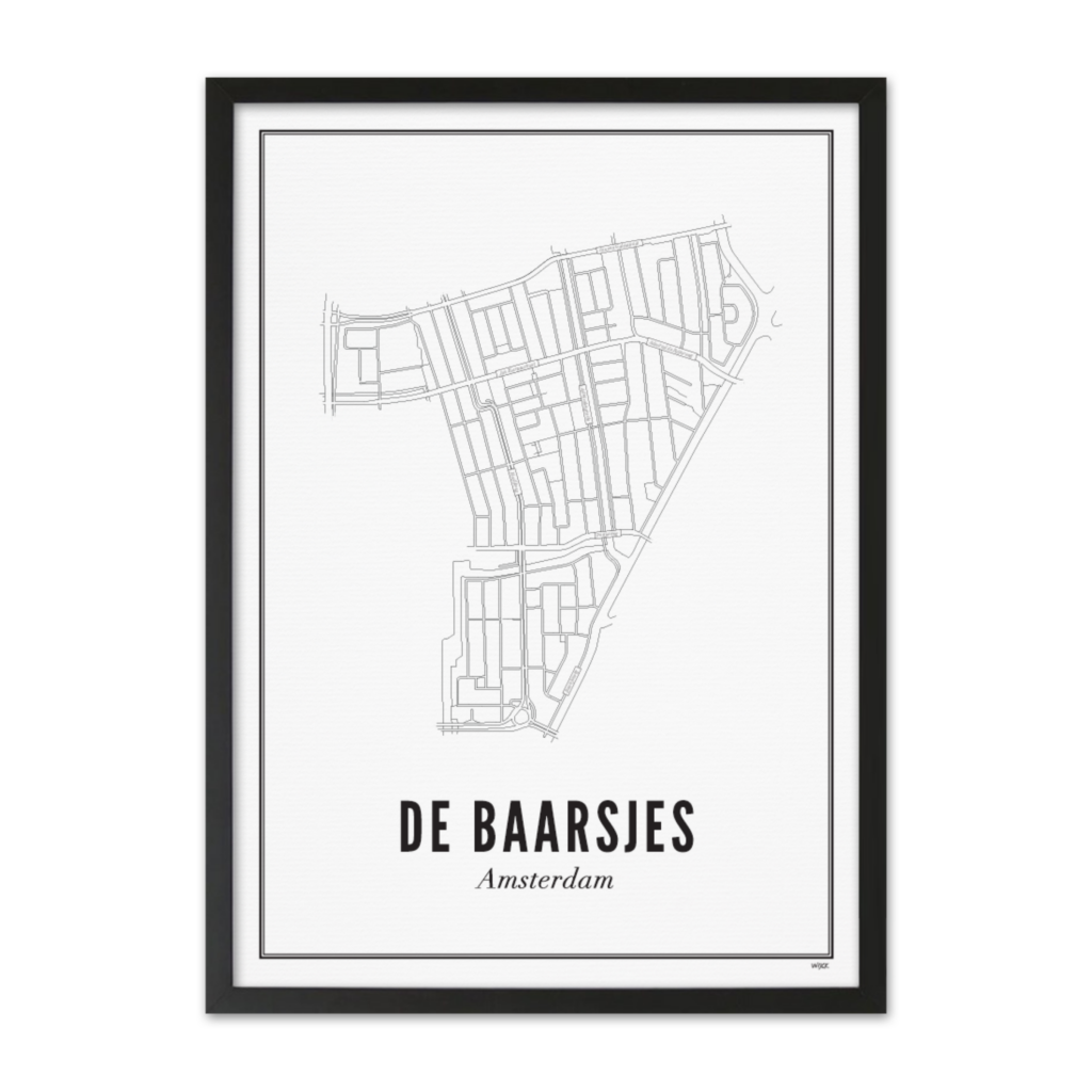 Affiches de Amsterdam - De Baarsjes | WIJCK.