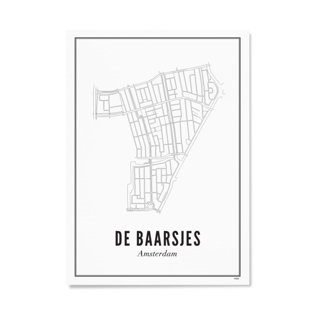 Affiches de Amsterdam - De Baarsjes | WIJCK.