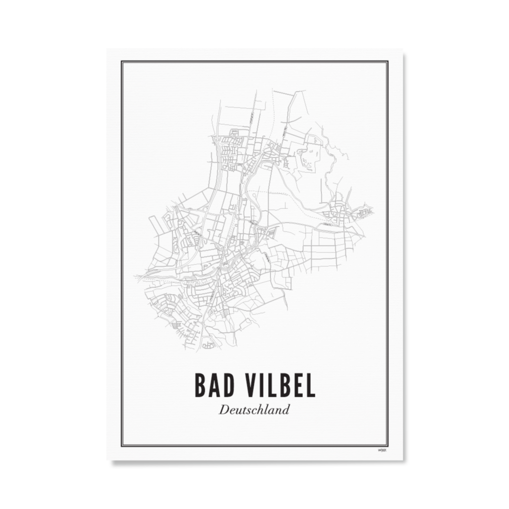 Poster von Bad Vilbel - Stadt | WIJCK.