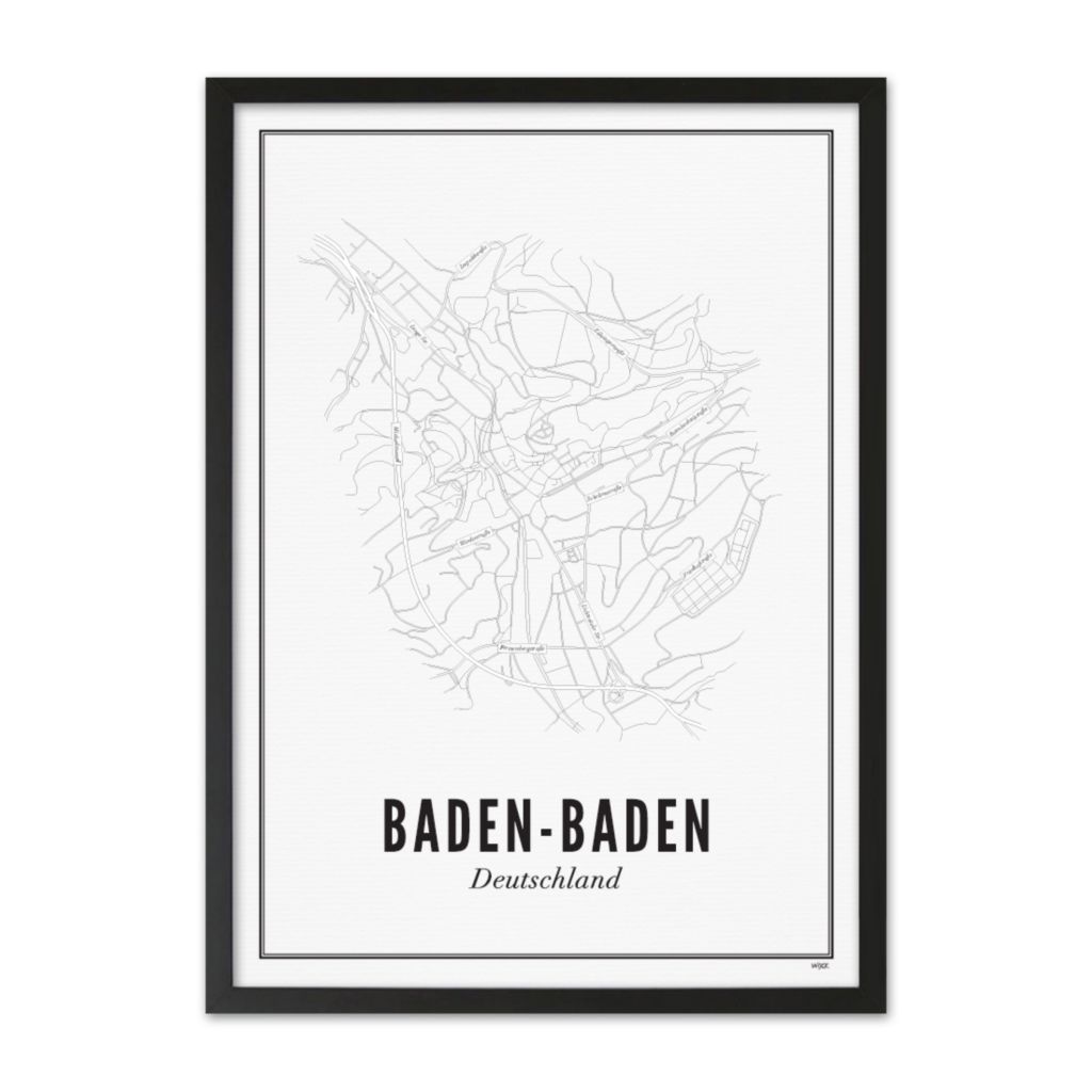 Poster of Baden-Baden - Stad | WIJCK.