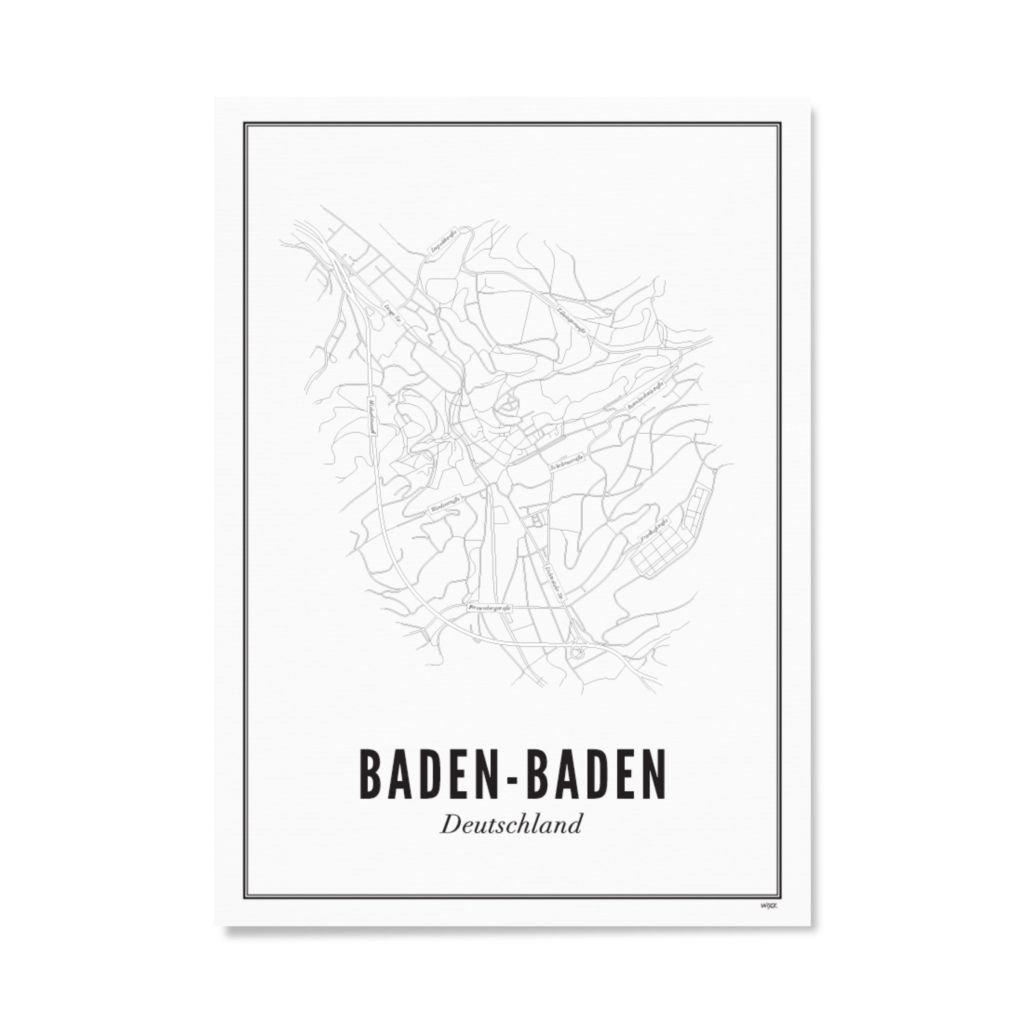 Poster of Baden-Baden - Stad | WIJCK.
