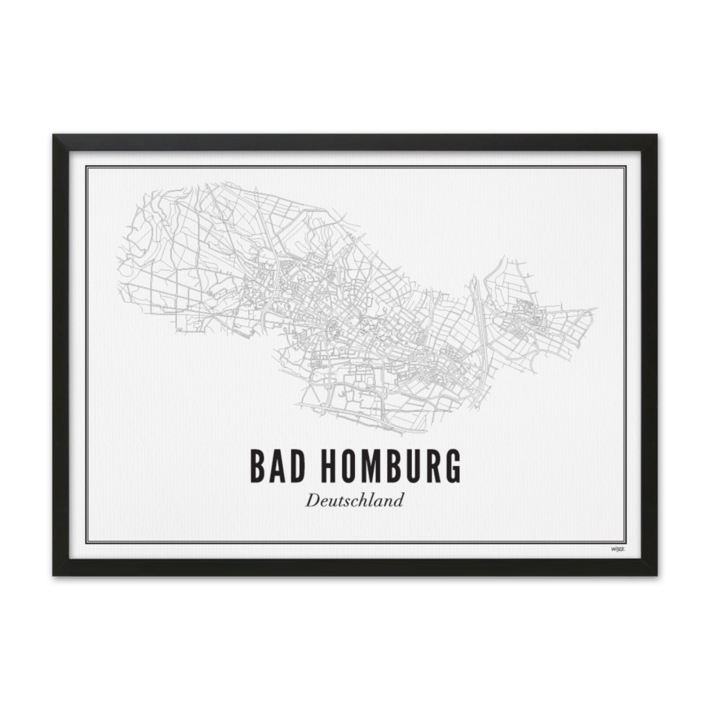 Poster von Bad Homburg - Stadt | WIJCK.