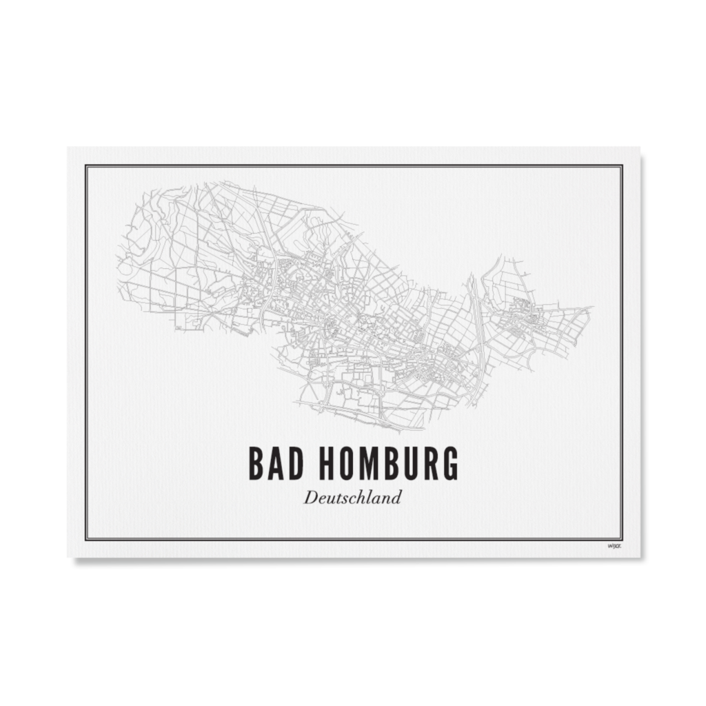 Poster von Bad Homburg - Stadt | WIJCK.