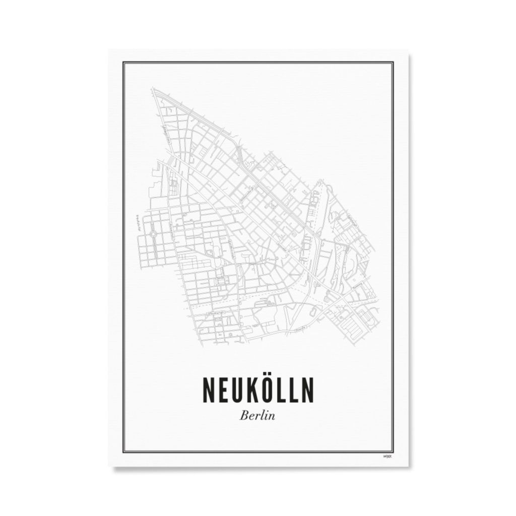 Poster of Berlin - Neukölln | WIJCK.
