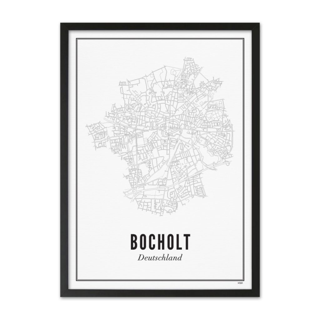 Poster van Bocholt - Stad | WIJCK. 
