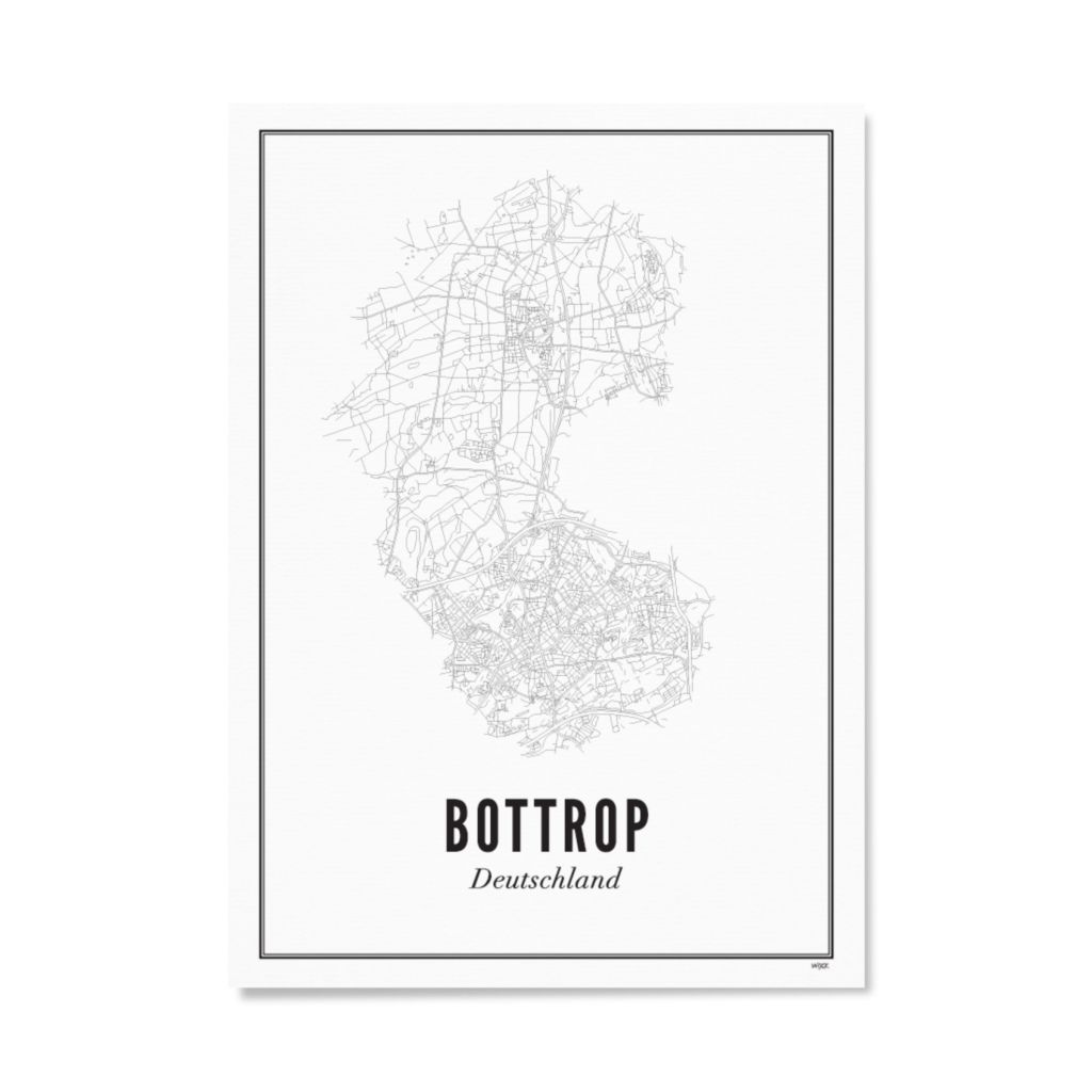 Poster von Bottrop - Stadt | WIJCK.
