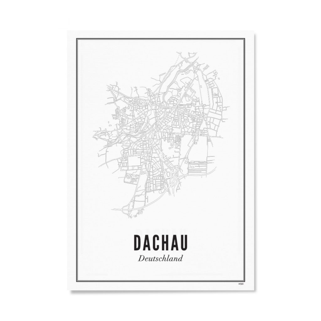 Poster van Dachau - Stad | WIJCK. 