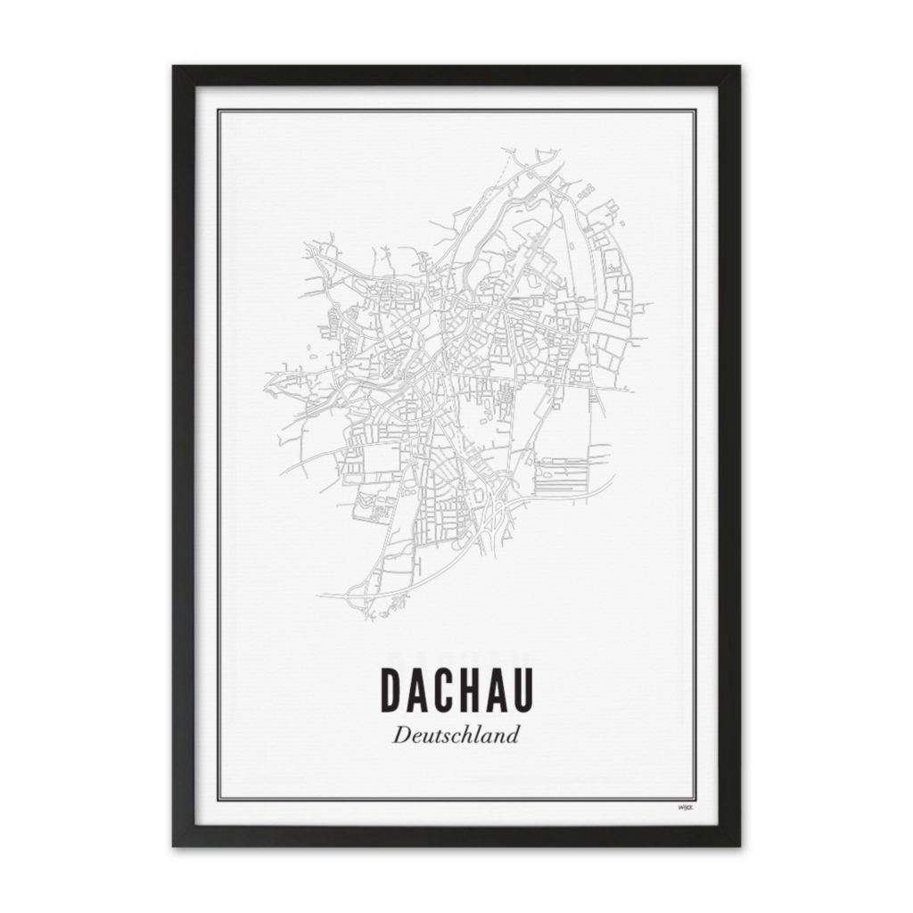 Poster van Dachau - Stad | WIJCK. 