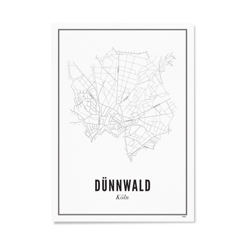 Poster von Köln - Dünnwald | WIJCK.
