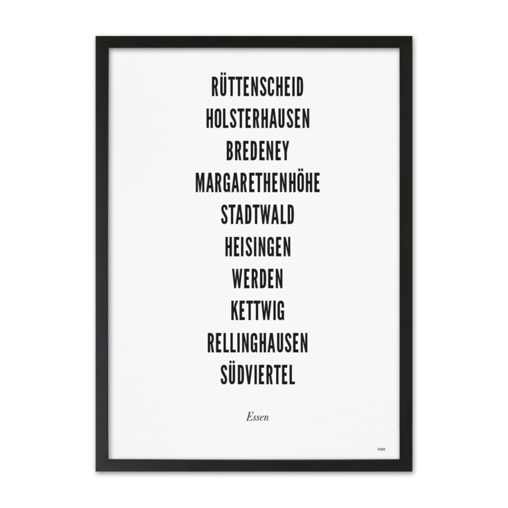 Poster of Essen - City | WIJCK.