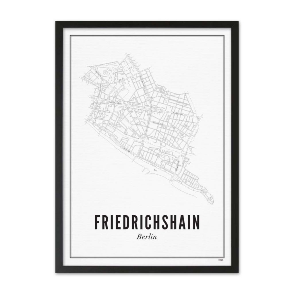 Poster van Berlijn - Friedrichshain | WIJCK. 
