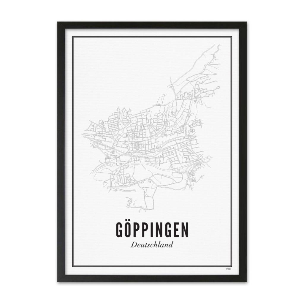 Poster van Göppingen - Stad | WIJCK. 